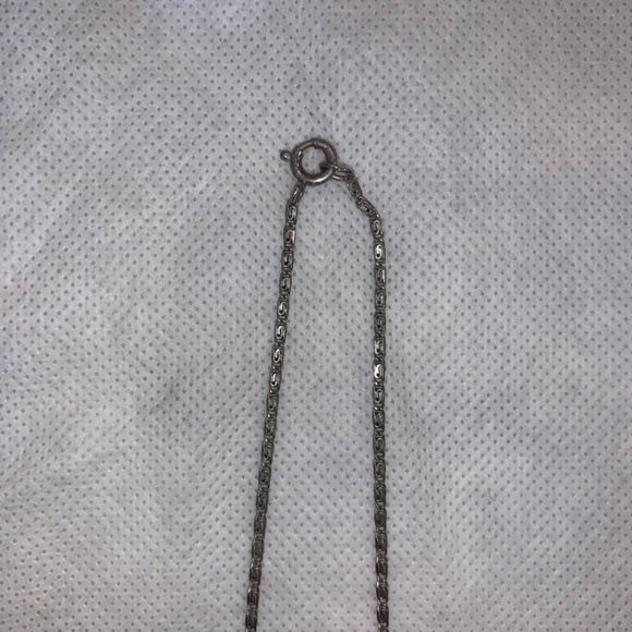 Antique Sterling Silver Coral Cherry Necklace - Picture 4 of 8